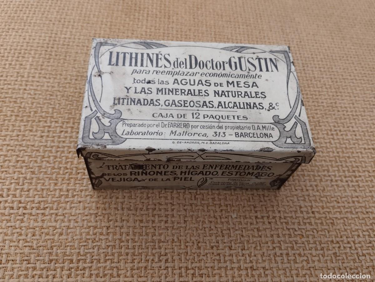 Blechdosen und Kisten: Caja chapa antigua medicamento Lithines