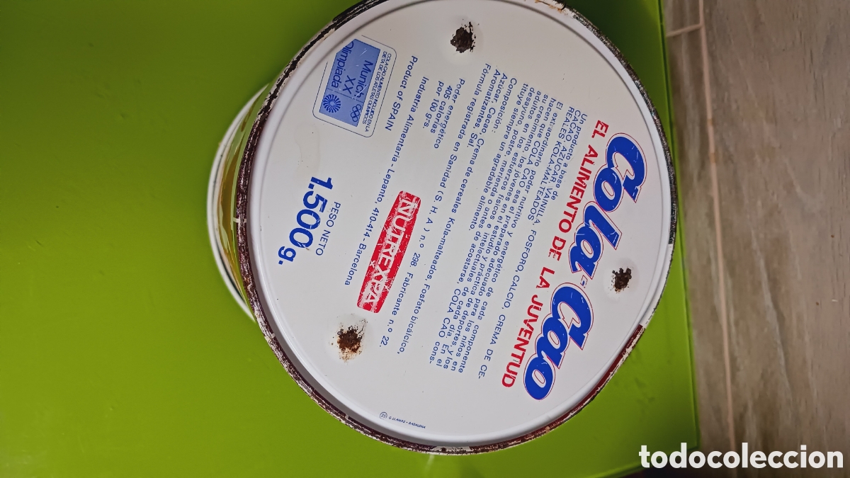 Cajas y cajitas met&aacute;licas: Lata cola cao - Foto 2
