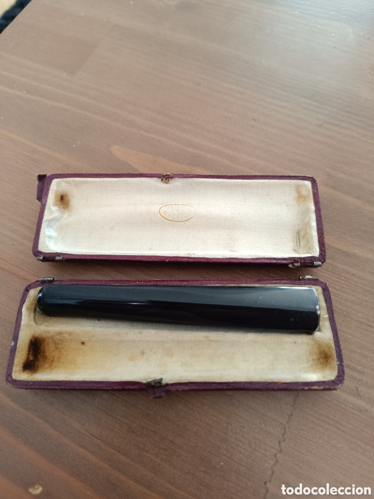 Cajas y cajitas met&aacute;licas: Boquilla Para puros con estuche doble Medina Badajoz