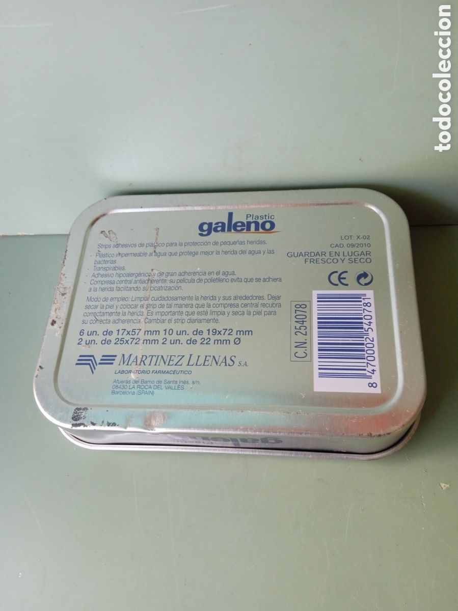 Cajas y cajitas met&aacute;licas: PLASTIC GALENO - CAJA VACIA - Foto 2