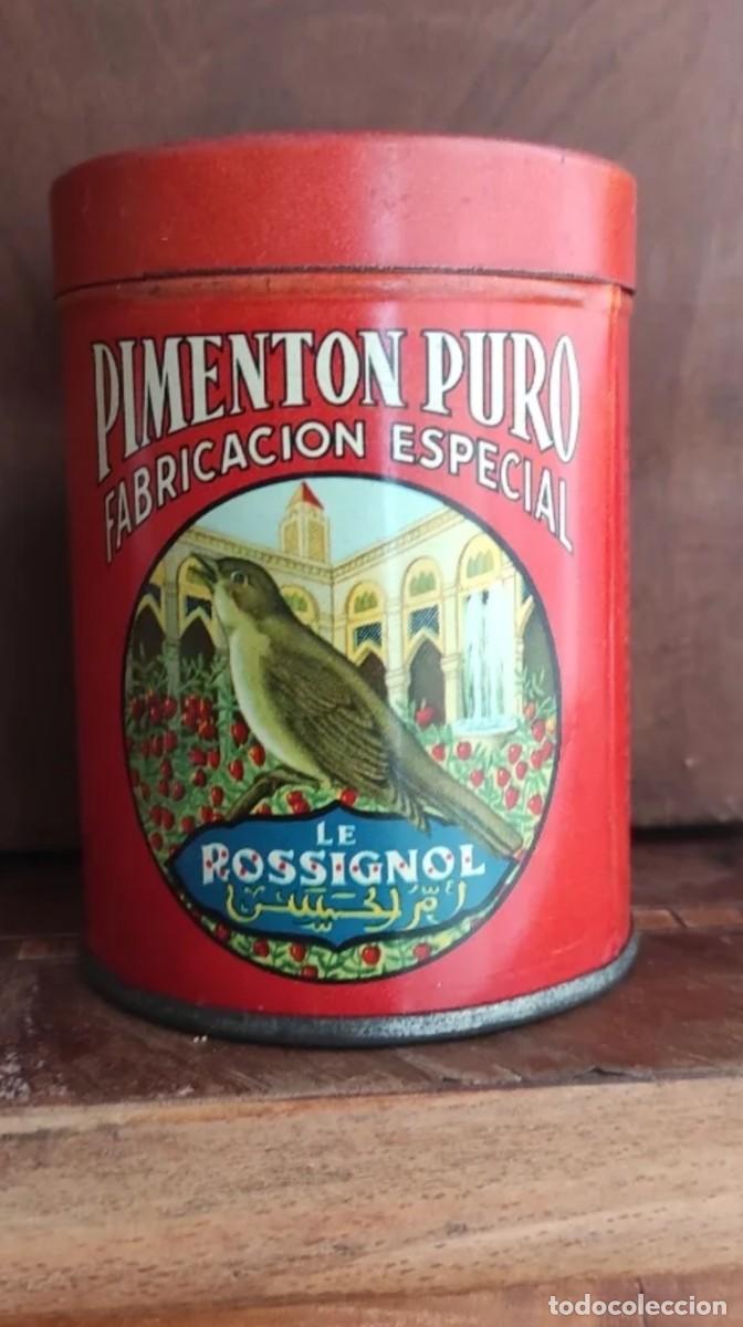 Cajas y cajitas met&aacute;licas: Bote de piment&oacute;n le rossinol - Foto 1