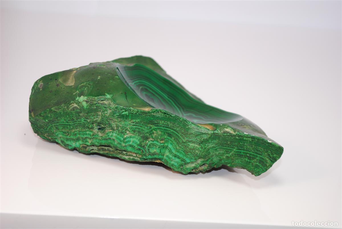 Cajas y cajitas met&aacute;licas: Vide-poche en pierre fine : malachite - Foto 2