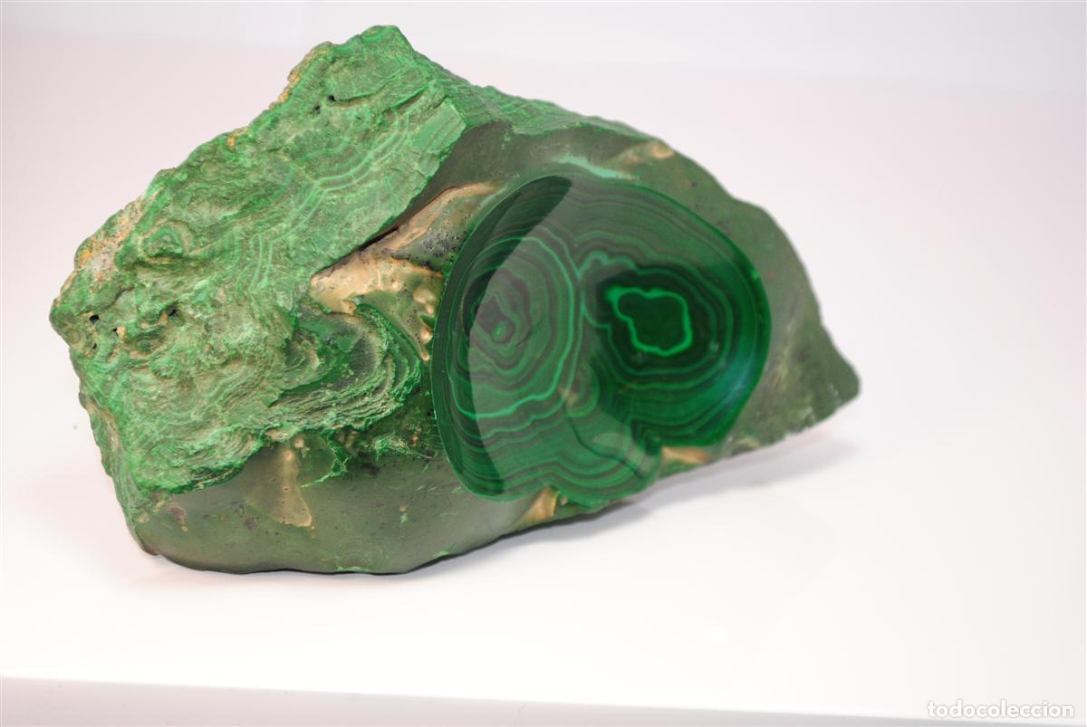 Cajas y cajitas met&aacute;licas: Vide-poche en pierre fine : malachite - Foto 4
