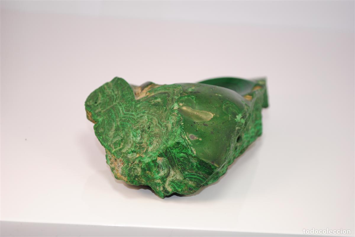 Cajas y cajitas met&aacute;licas: Vide-poche en pierre fine : malachite - Foto 5