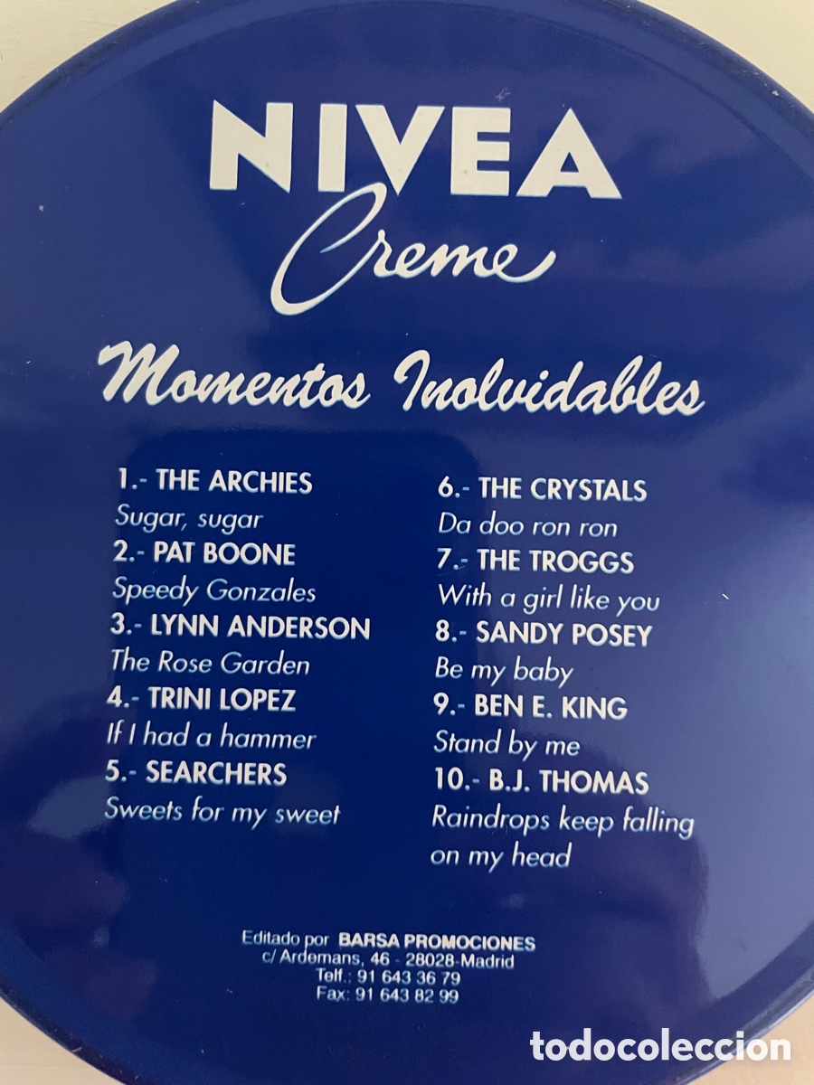 Cajas y cajitas met&aacute;licas: Caja Nivea. Colecci&oacute;n - Foto 2
