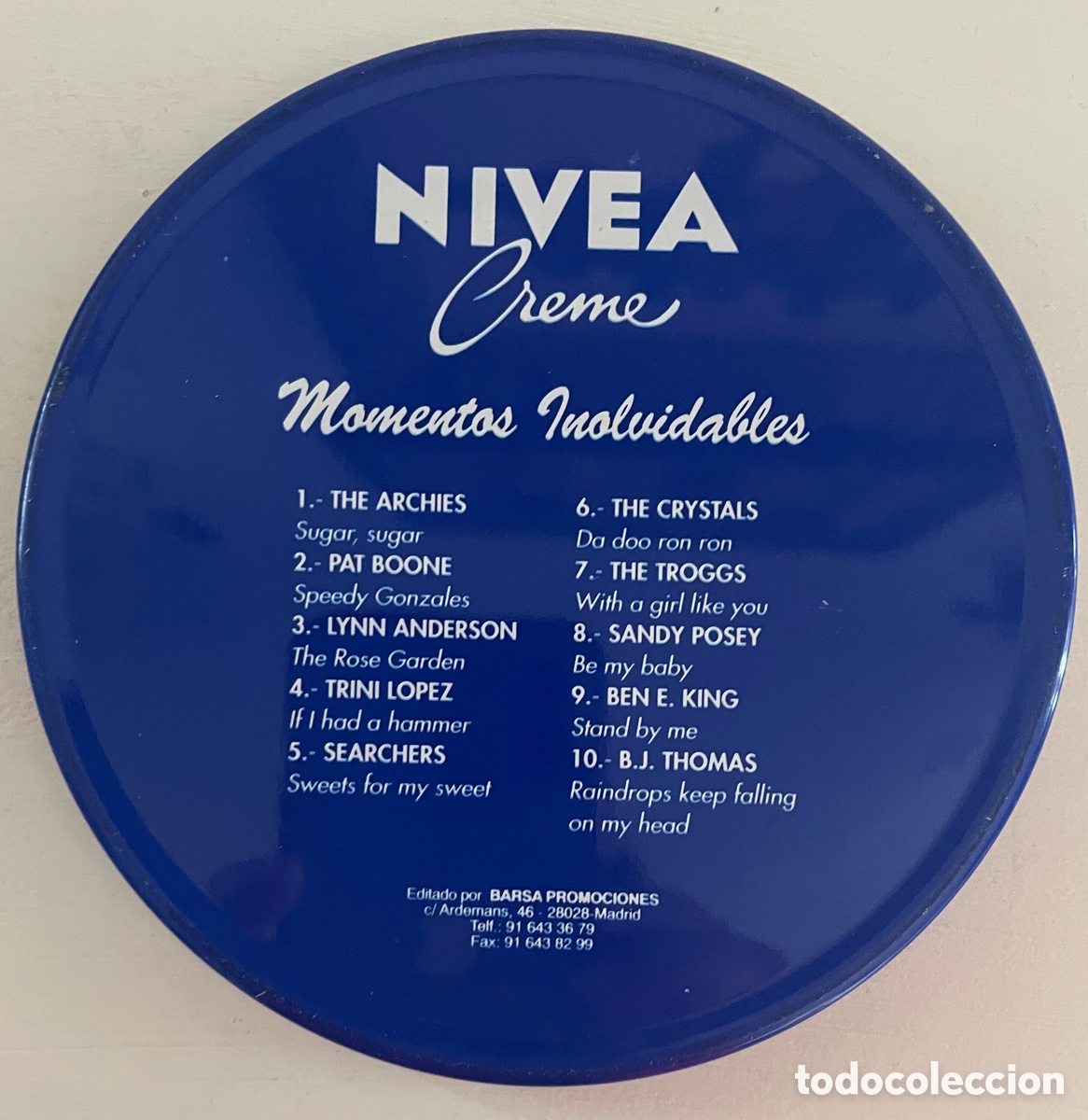 Cajas y cajitas met&aacute;licas: Caja Nivea. Colecci&oacute;n - Foto 1