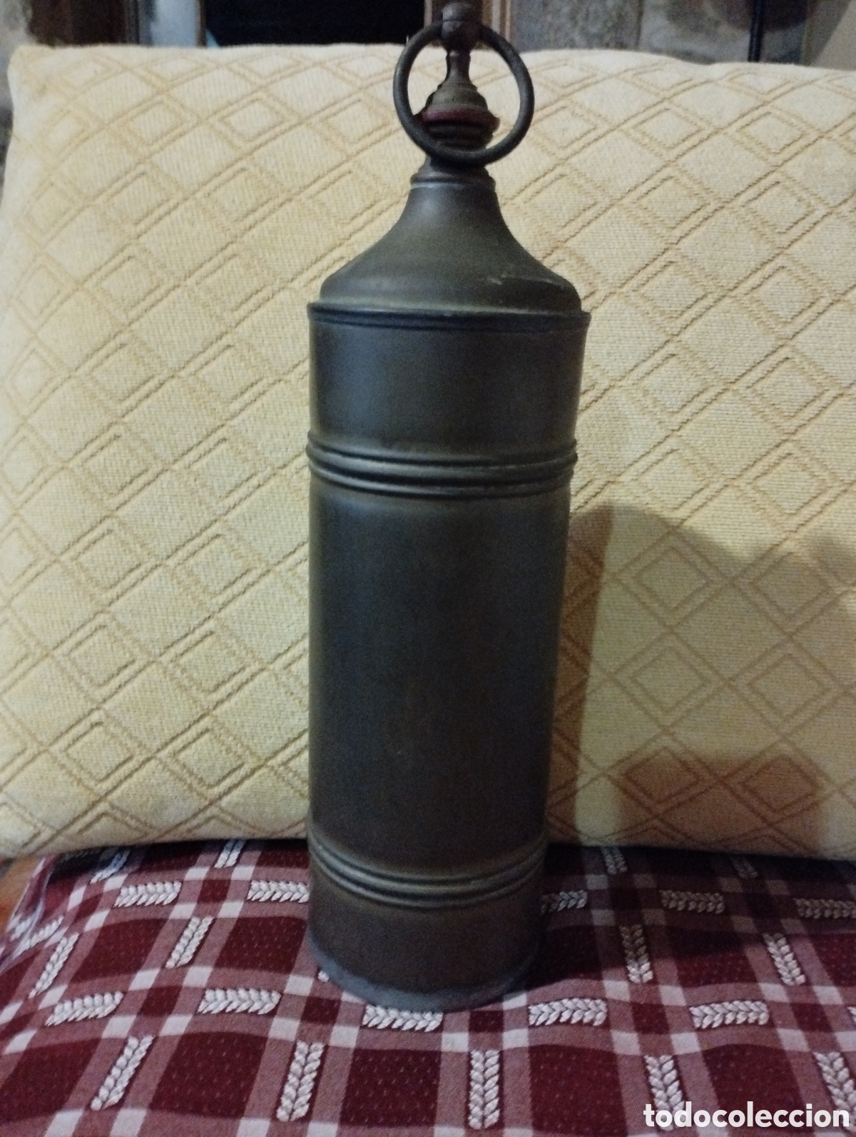 Cajas y cajitas met&aacute;licas: Antiguo termo calentador - Foto 1