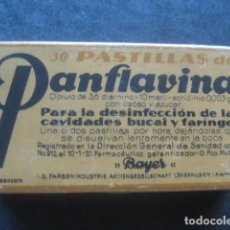 Cajas y cajitas metálicas: CAJA METAL FARMACIA PASTILLAS PANFLAVINA DE BAYER. DESINFECCION BUCAL