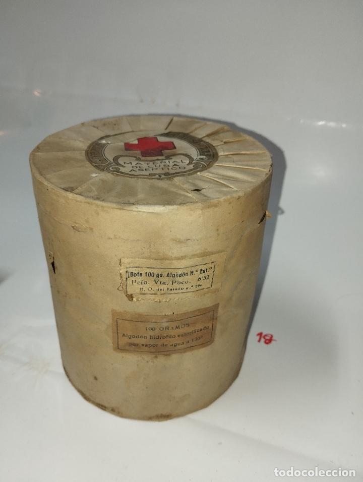 Cajas y cajitas metálicas: BOTE DE FARMACIA ALGODÓN HIDRÓFILO // MEDICAMENTO ANTIGUO