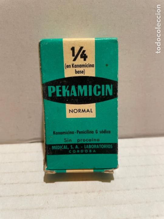 Cajas y cajitas met&aacute;licas: ANTIGUO MEDICAMENTO PEKAMICIN A&Ntilde;OS 70