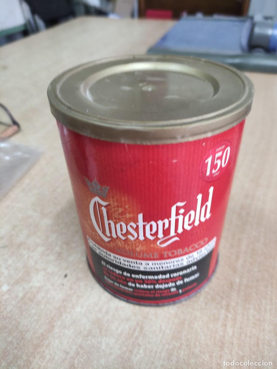 Cajas y cajitas met&aacute;licas: LATA CHESTELFIELD BOTE DE TABACO - Foto 2
