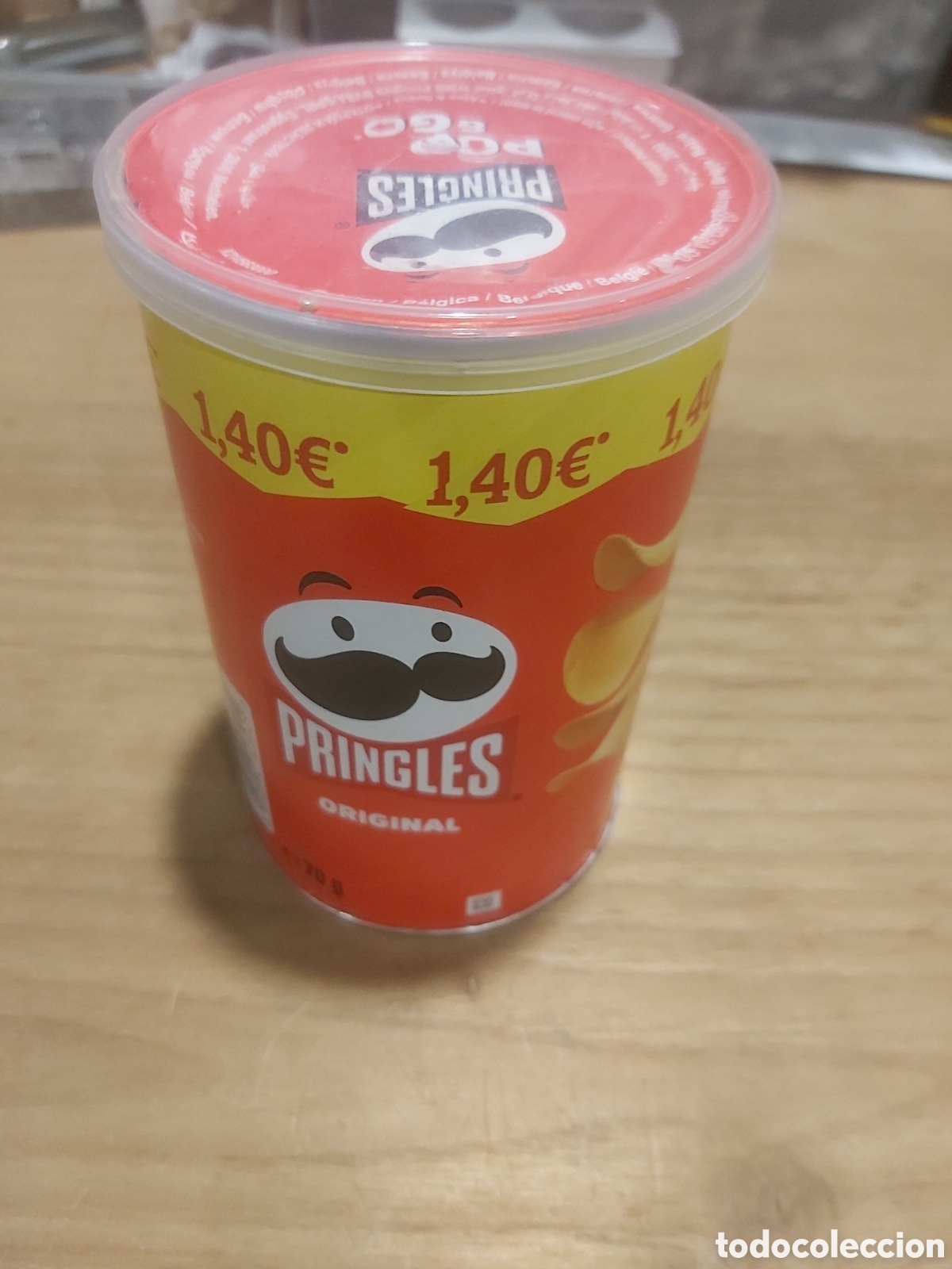 Caixas e caixinhas met&aacute;licas: Caja vac&iacute;a de patatas Pringles 1.40 e 70 g