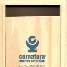 Cajas y cajitas metálicas: PEQUEÑA CAJA DE MADERA DE 12X9X3 CM CON TAPA DESLIZANTE. DE CORNATURA ACEITES NATURALES