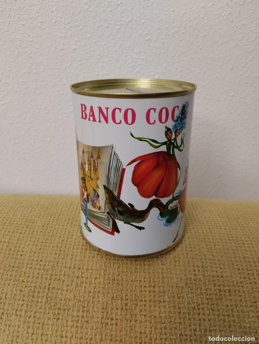 Cajas y cajitas met&aacute;licas: Hucha antigua Banco Coca - Foto 1