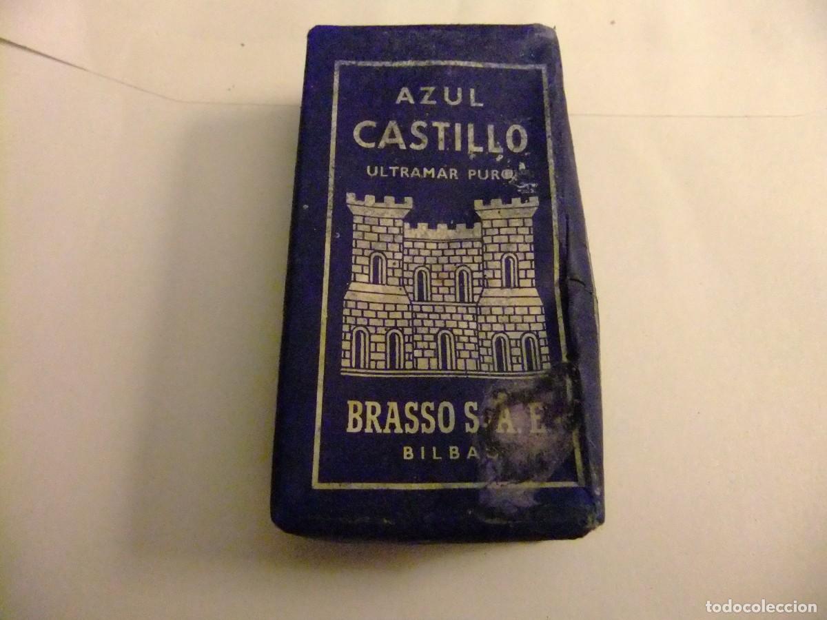 Cajas y cajitas met&aacute;licas: AZUL CASTILLO ULTRAMAR PURO BRASSO BILBAO 30 gr. // BLANQUEADOR DE ROPA