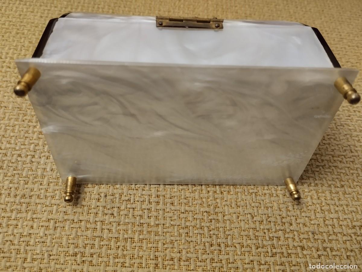Cajas y cajitas met&aacute;licas: Ba&uacute;l miniatura Nacar - Foto 6