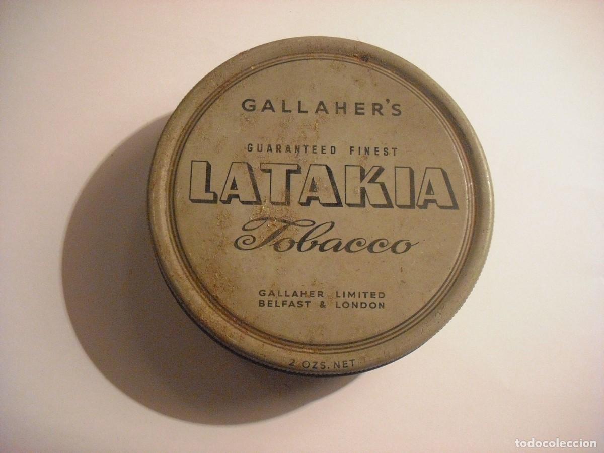 Cajas y cajitas met&aacute;licas: CAJA VACIA DE TABACO LATAKIA - Foto 1