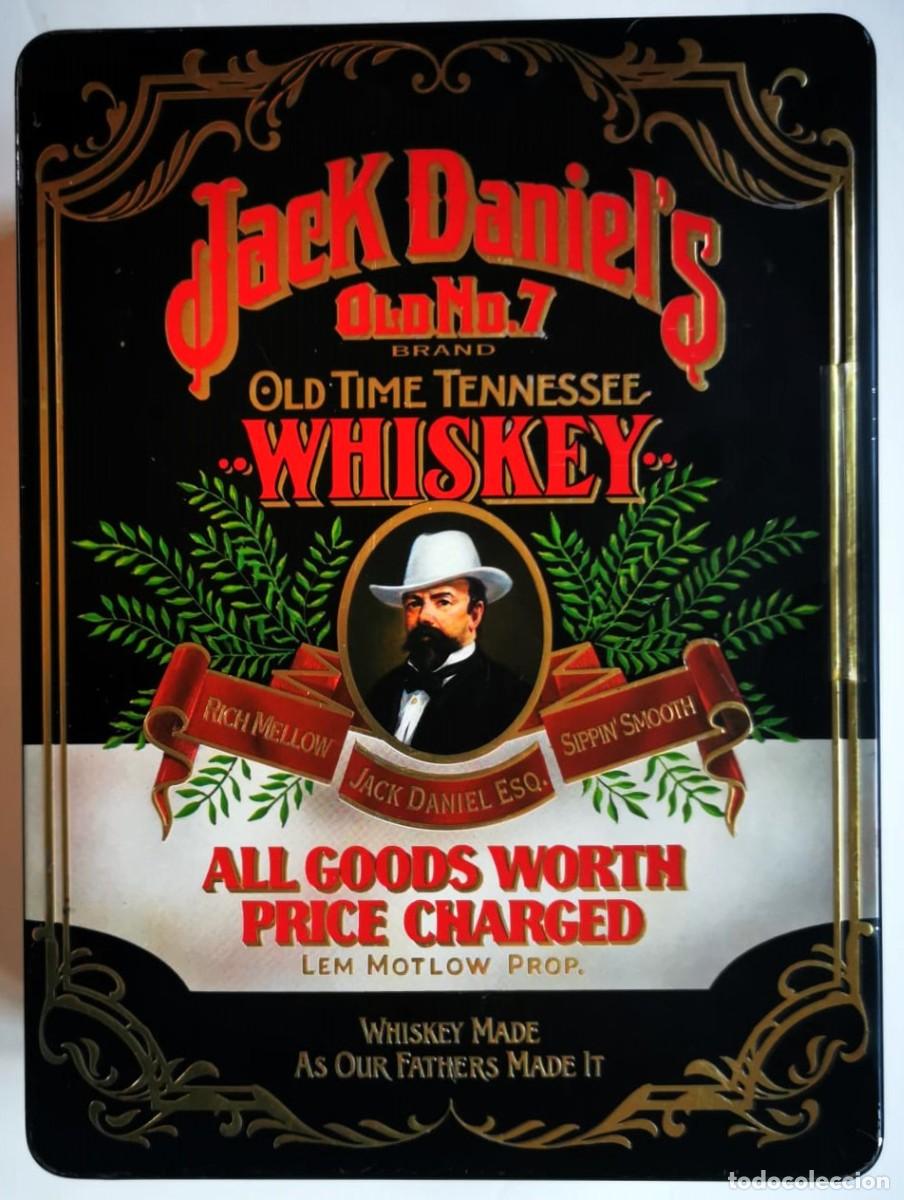 Cajas y cajitas met&aacute;licas: Caja de lata Jack Daniels - Foto 1