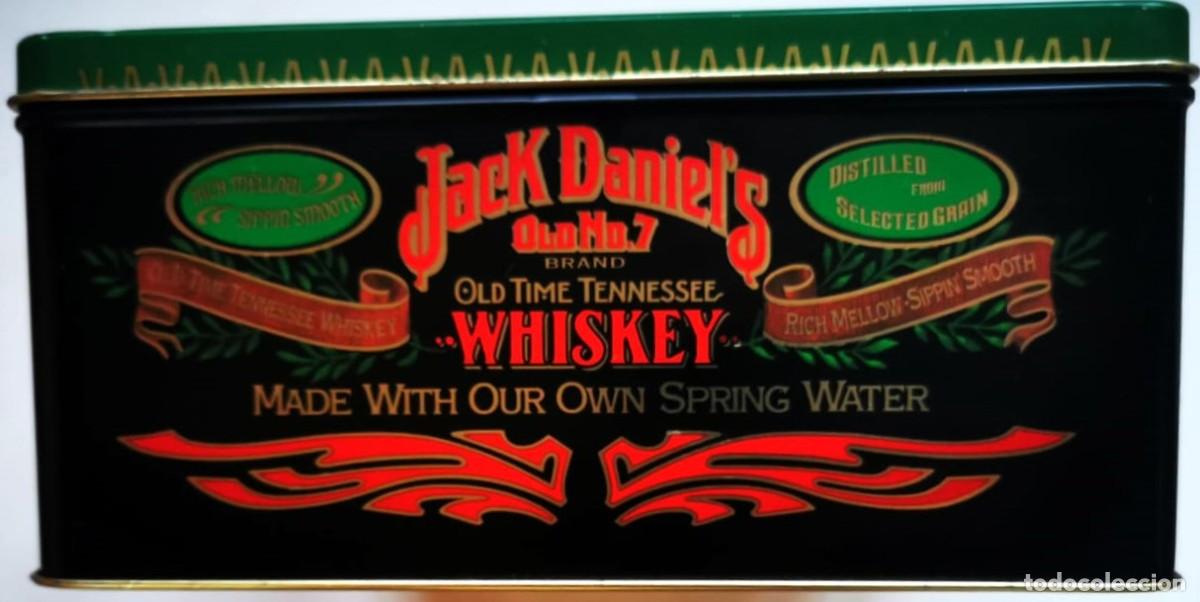 Cajas y cajitas met&aacute;licas: Caja de lata Jack Daniels - Foto 4