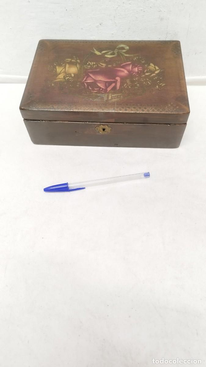 Cajas y cajitas met&aacute;licas: Antigua Caja de madera a&ntilde;os 30,Caja joyero