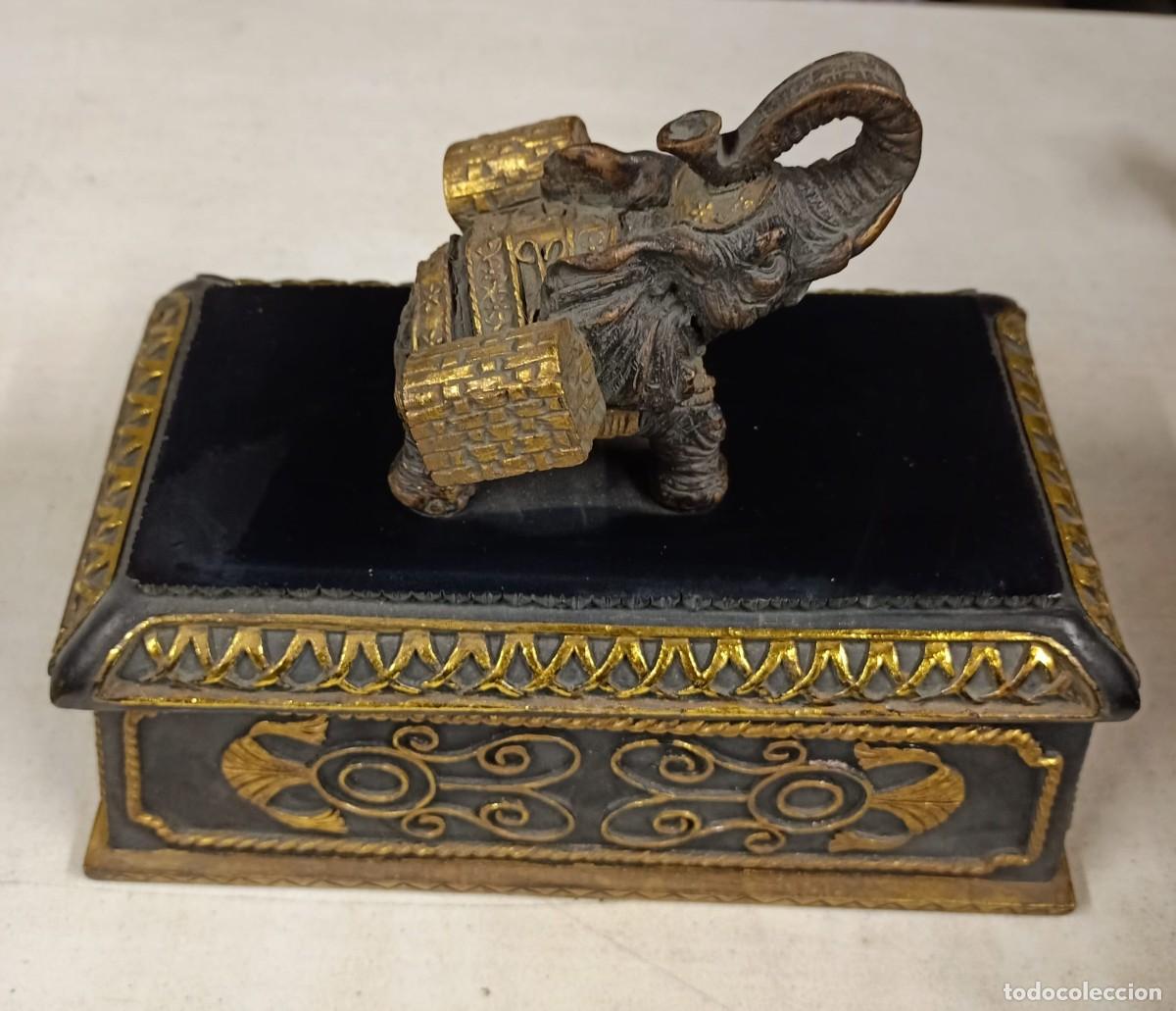 Cajas y cajitas met&aacute;licas: Caja india elefante - Foto 3
