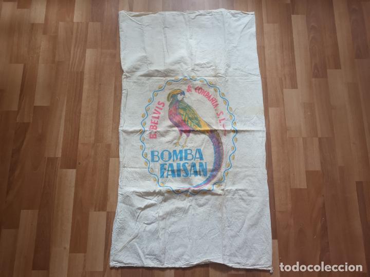 Caixas e caixinhas met&aacute;licas: SACO ARROZ FABRICA - B. BELVIS & COMPA&Ntilde;IA S.L. - MOLINO - ARROZ BOMBA FAISAN-