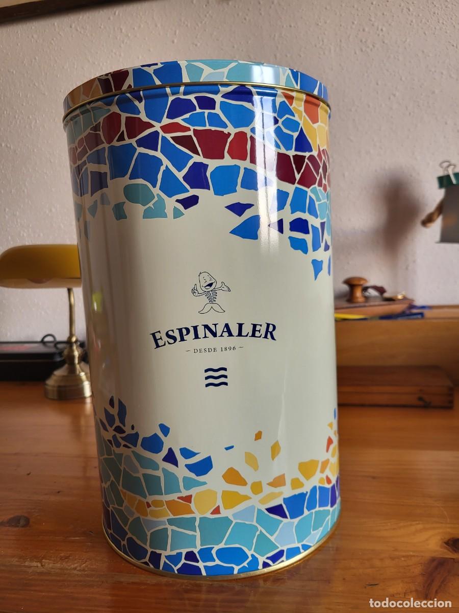 Cajas y cajitas met&aacute;licas: BOTE DE LATA SERIGRAFIADA ESPINALER - Foto 2