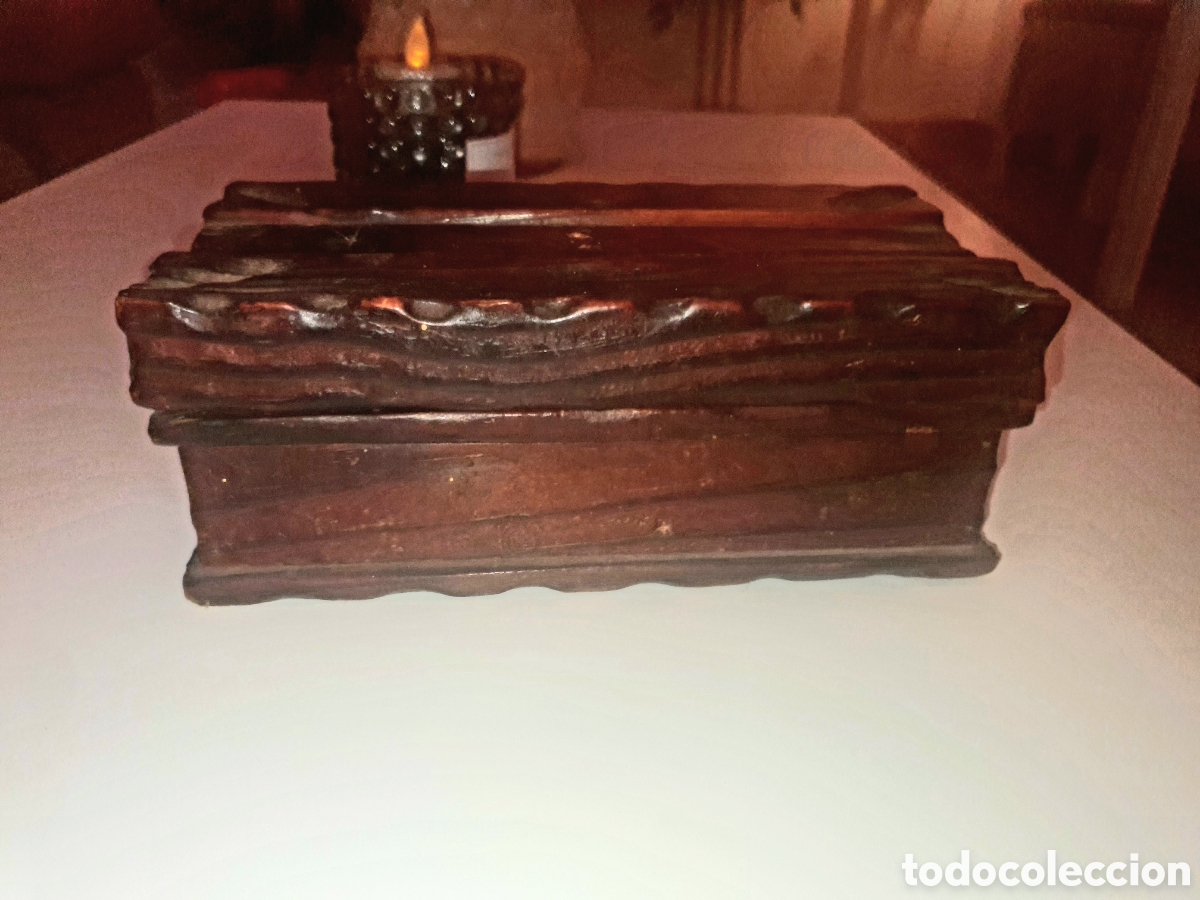 Blechdosen und Kisten: Antigua caja de madera
