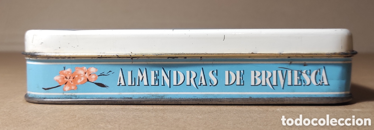 Cajas y cajitas met&aacute;licas: CAJA DE LATA - ALMENDRAS DE BRIVIESCA - Foto 2