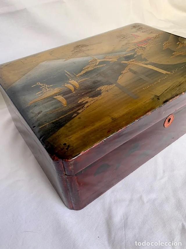 Cajas y cajitas met&aacute;licas: Caja Antigua Japonesa - Foto 3