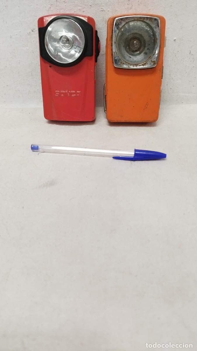Cajas y cajitas met&aacute;licas: 2 Antiguas Linternas de petaca sin probar - Foto 1