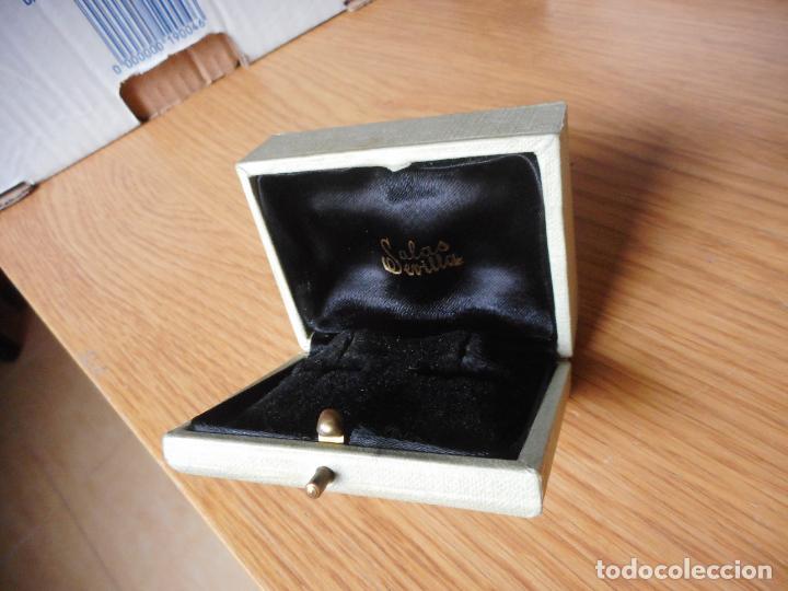 Cajas y cajitas met&aacute;licas: ANTIGUA CAJITA O ESTUCHE DE JOYERIA SALAS SEVILLA SIGLO XX