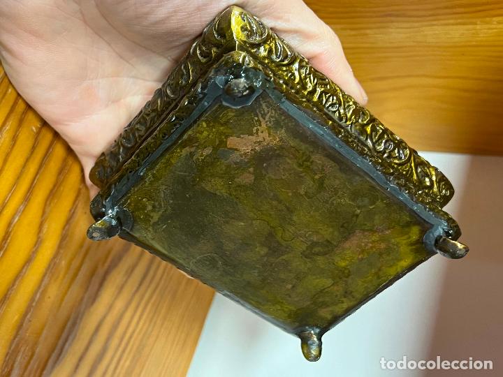 Cajas y cajitas met&aacute;licas: ESPECTACULAR JOYERO EN BRONCE - Foto 5