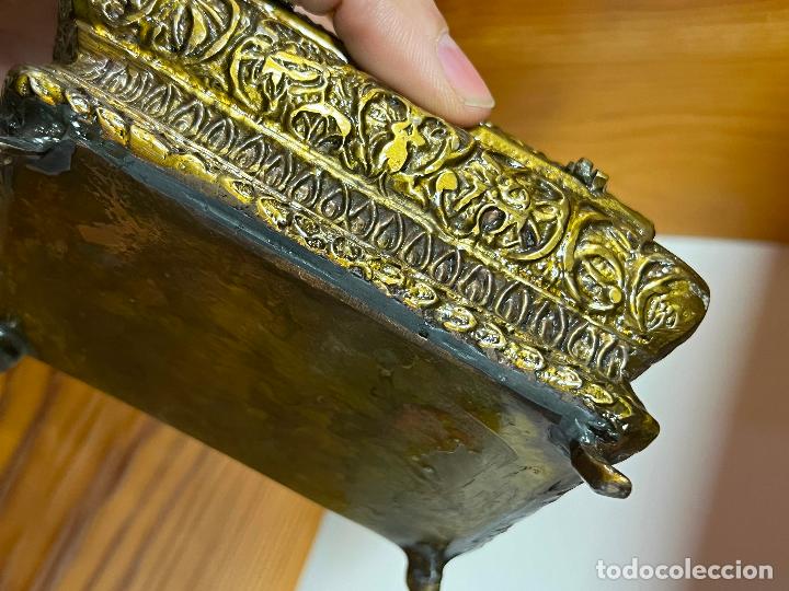 Cajas y cajitas met&aacute;licas: ESPECTACULAR JOYERO EN BRONCE - Foto 6
