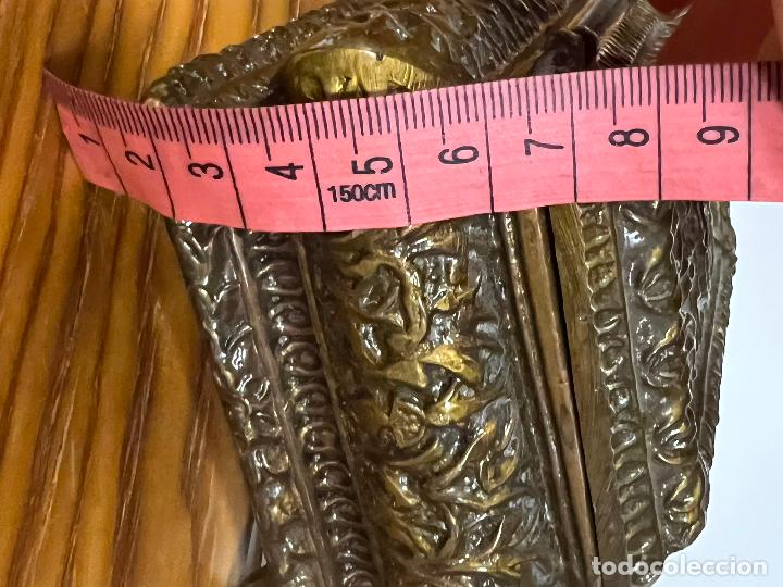 Cajas y cajitas met&aacute;licas: ESPECTACULAR JOYERO EN BRONCE - Foto 9