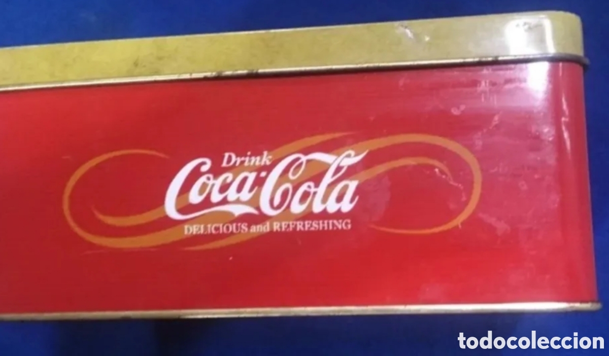 Cajas y cajitas met&aacute;licas: Lata de Cocacola original. - Foto 4