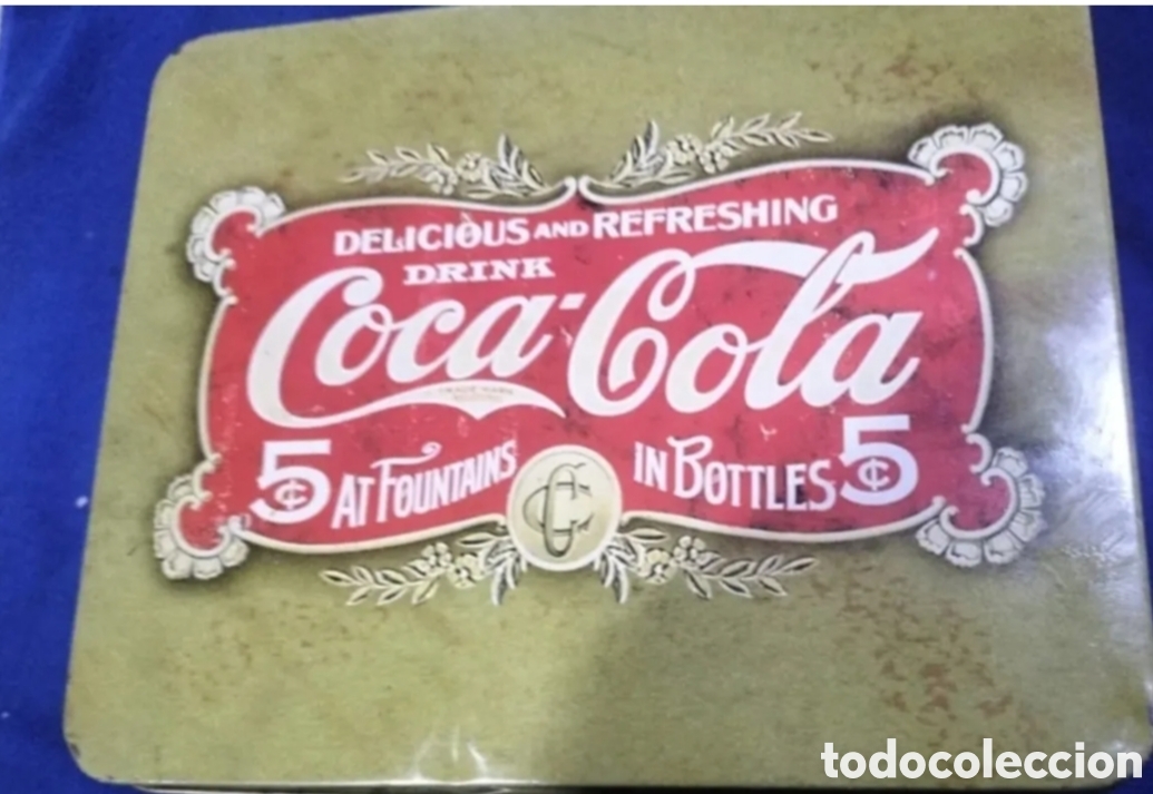 Cajas y cajitas met&aacute;licas: Lata de Cocacola original. - Foto 5
