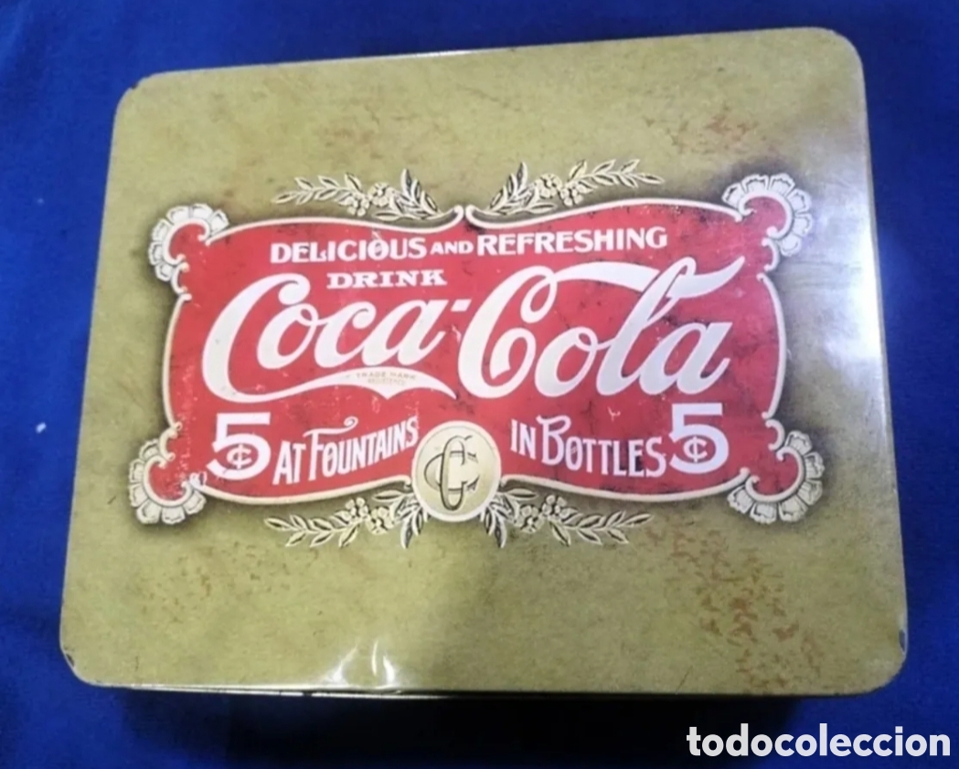 Cajas y cajitas met&aacute;licas: Lata de Cocacola original. - Foto 8