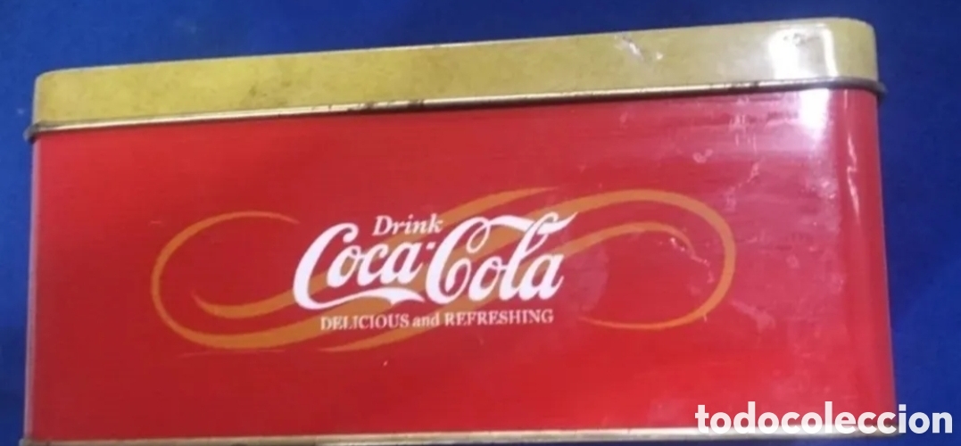 Cajas y cajitas met&aacute;licas: Lata de Cocacola original. - Foto 10