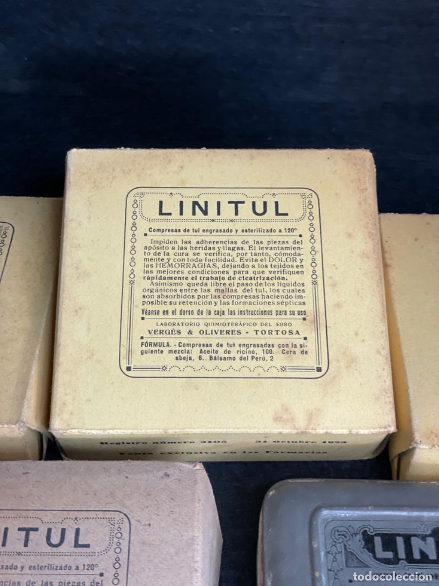 Cajas y cajitas met&aacute;licas: Lote 5 Cajas Linitul - Foto 2