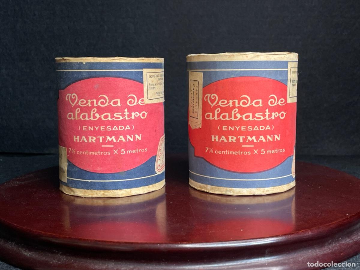 Cajas y cajitas met&aacute;licas: 2 Vendas de Alabastro Enyesada - Hartmann - Foto 1