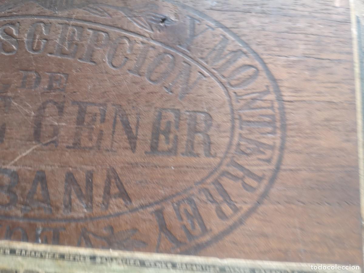 Cajas y cajitas met&aacute;licas: Caja de puro la escepcion Jos&eacute; Gener - Foto 13