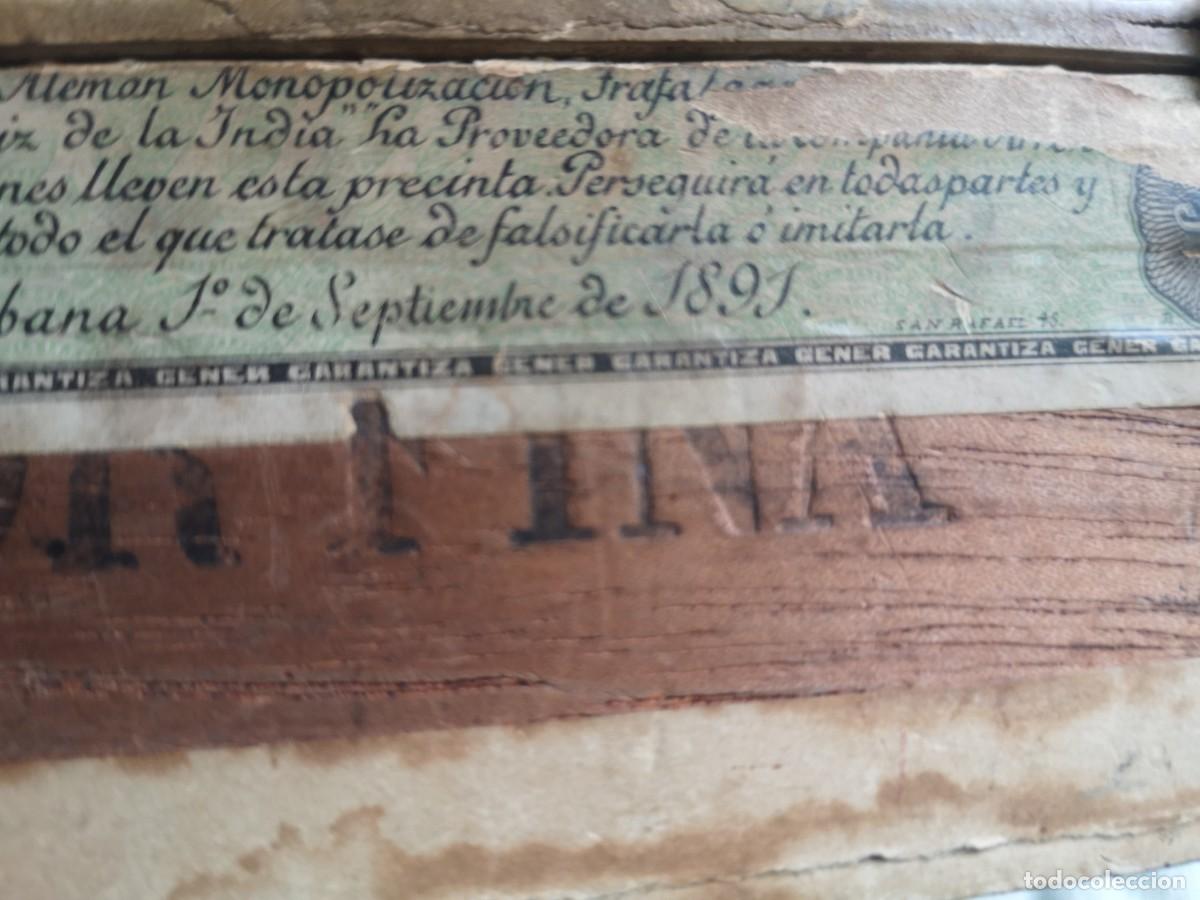 Cajas y cajitas met&aacute;licas: Caja de puro la escepcion Jos&eacute; Gener - Foto 14