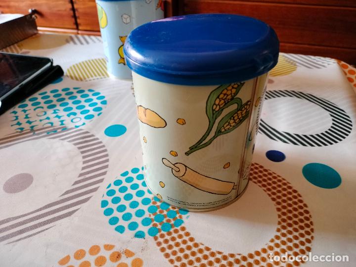 Cajas y cajitas met&aacute;licas: ANTIGUO BOTE DE COCINA DANONE VER FOTOS