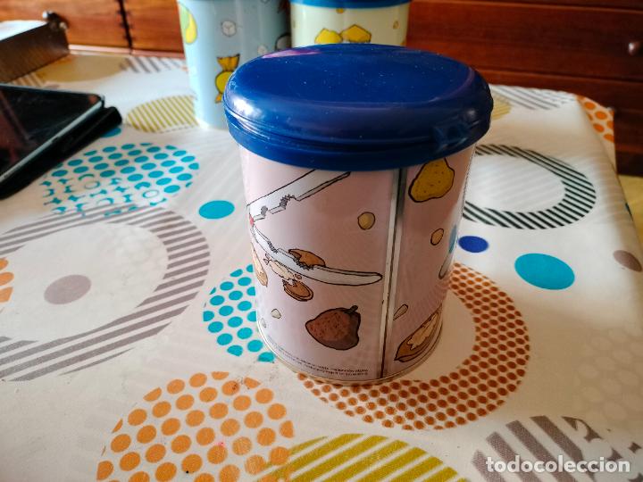 Cajas y cajitas met&aacute;licas: ANTIGUO BOTE DE COCINA DANONE VER FOTOS
