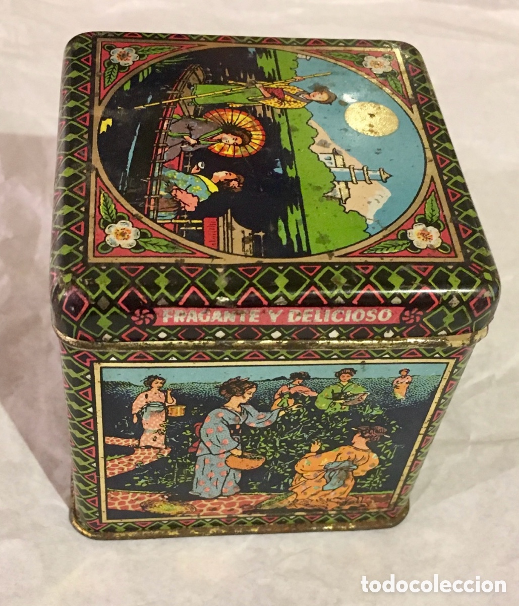 Cajas y cajitas met&aacute;licas: Lata met&aacute;lica. HORNIMANS TEA.