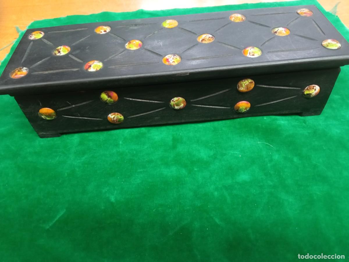 Cajas y cajitas met&aacute;licas: Caja madera con esmaltes - Foto 2