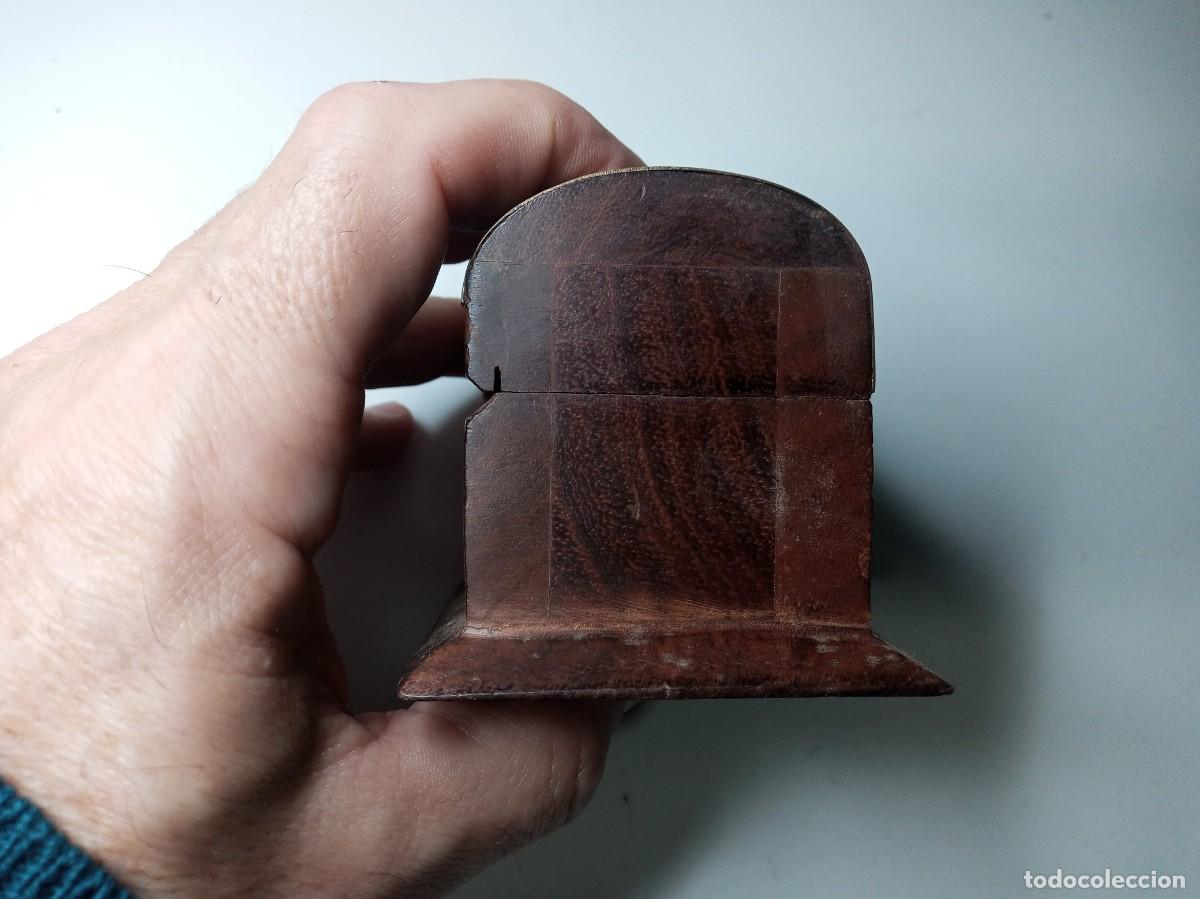Cajas y cajitas met&aacute;licas: caja de madera en forma de baul - Foto 5