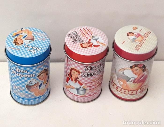 Cajas y cajitas met&aacute;licas: 3 peque&ntilde;as cajas met&aacute;licas estilo vintage