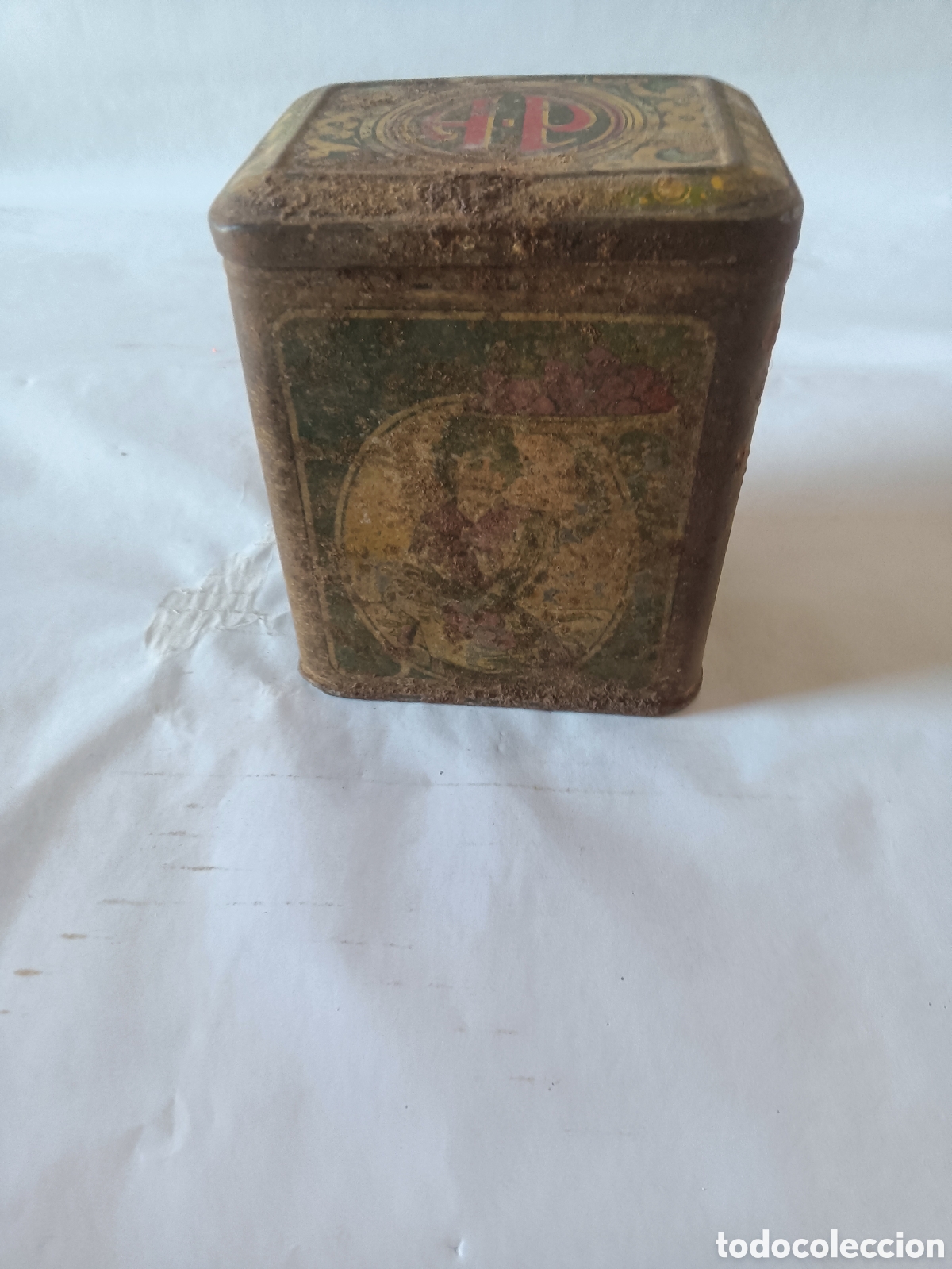 Cajas y cajitas met&aacute;licas: Antigua lata de piment&oacute;n - Foto 7